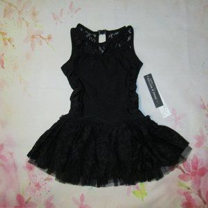 Dance Dress New Girls Size MC Leotard Skirt Ballet Costume Black Lace Danshuz